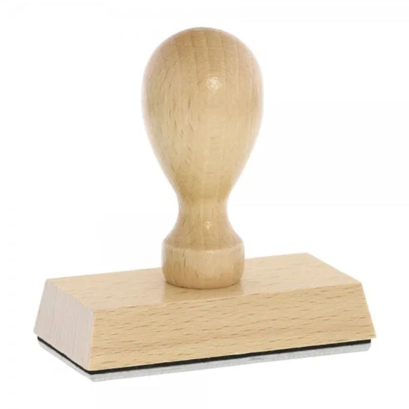 Holzstempel 35 x 35, bis 10 Zeilen