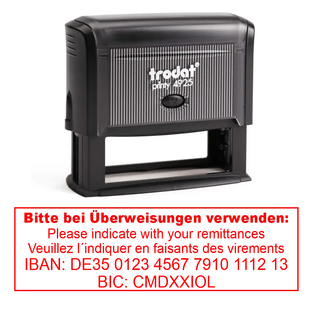 Trodat® Printy 4925 inkl. Stempelplatte