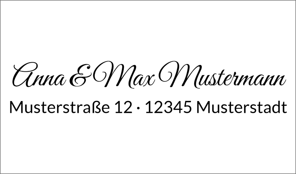 Vorschau der Vorlage 56x33 Handschrift