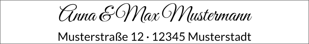 Vorschau der Vorlage 70x10 Handschrift