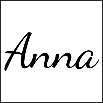 Vorschau der Vorlage 12x12 Name Schreibschrift